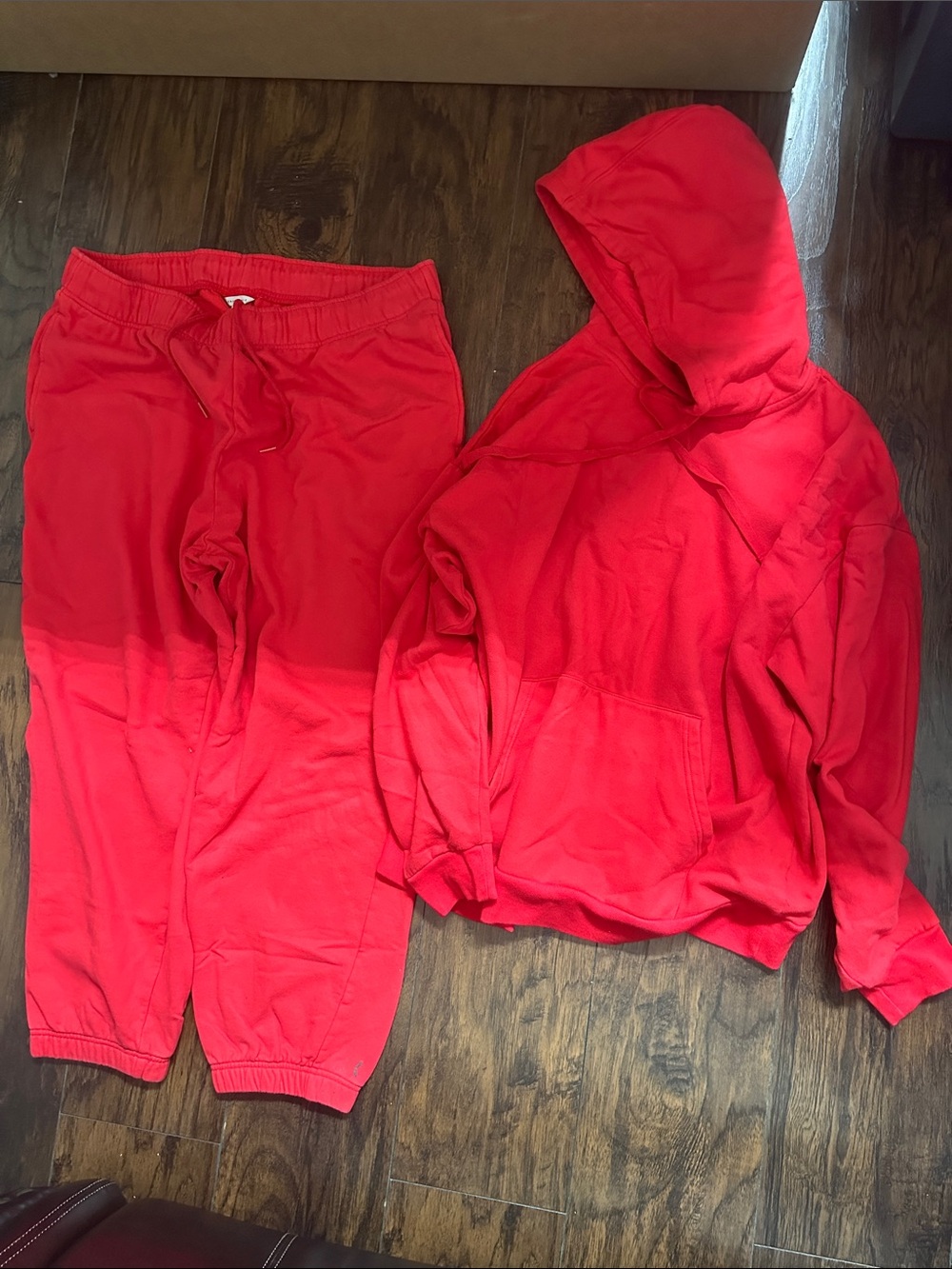 Aeropostale Bright Red Hoodie and Joggers Set